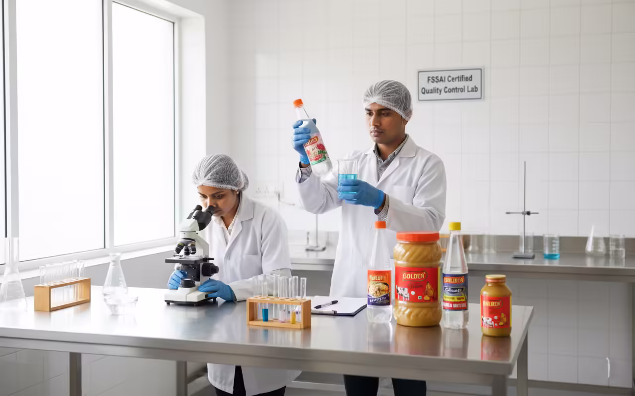 FSSAI-certified quality control lab